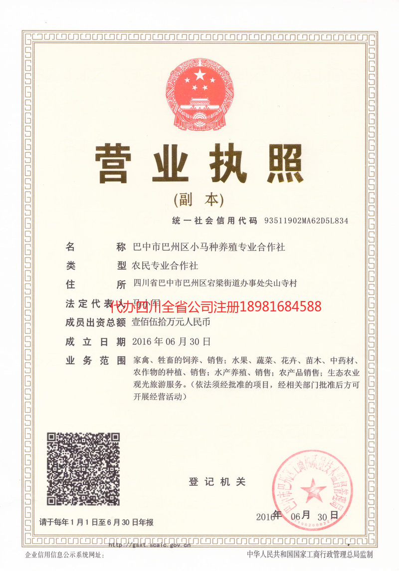 茂名茂名小马种养殖专业合作社